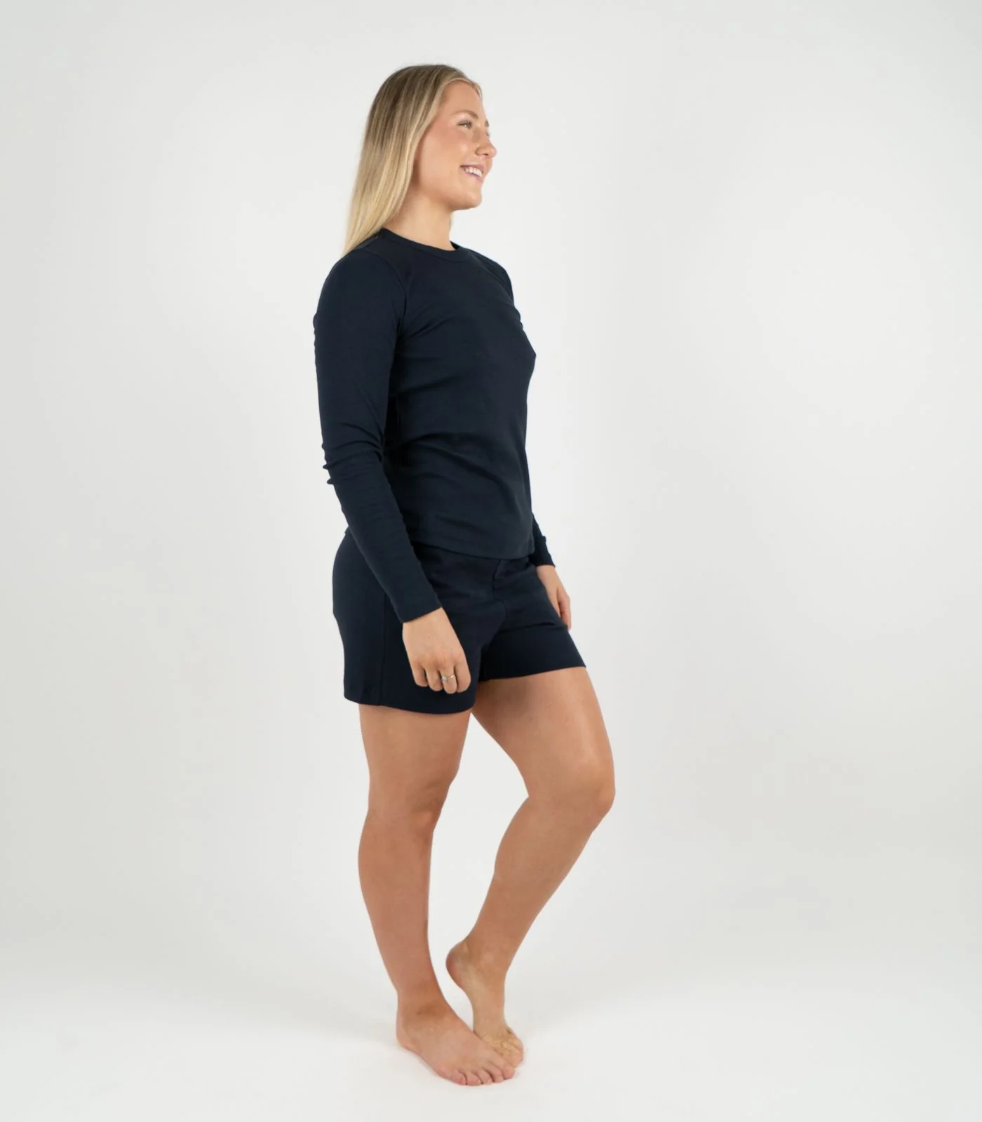 Organic Cotton Ribbed Long Sleeve Top - Image 27