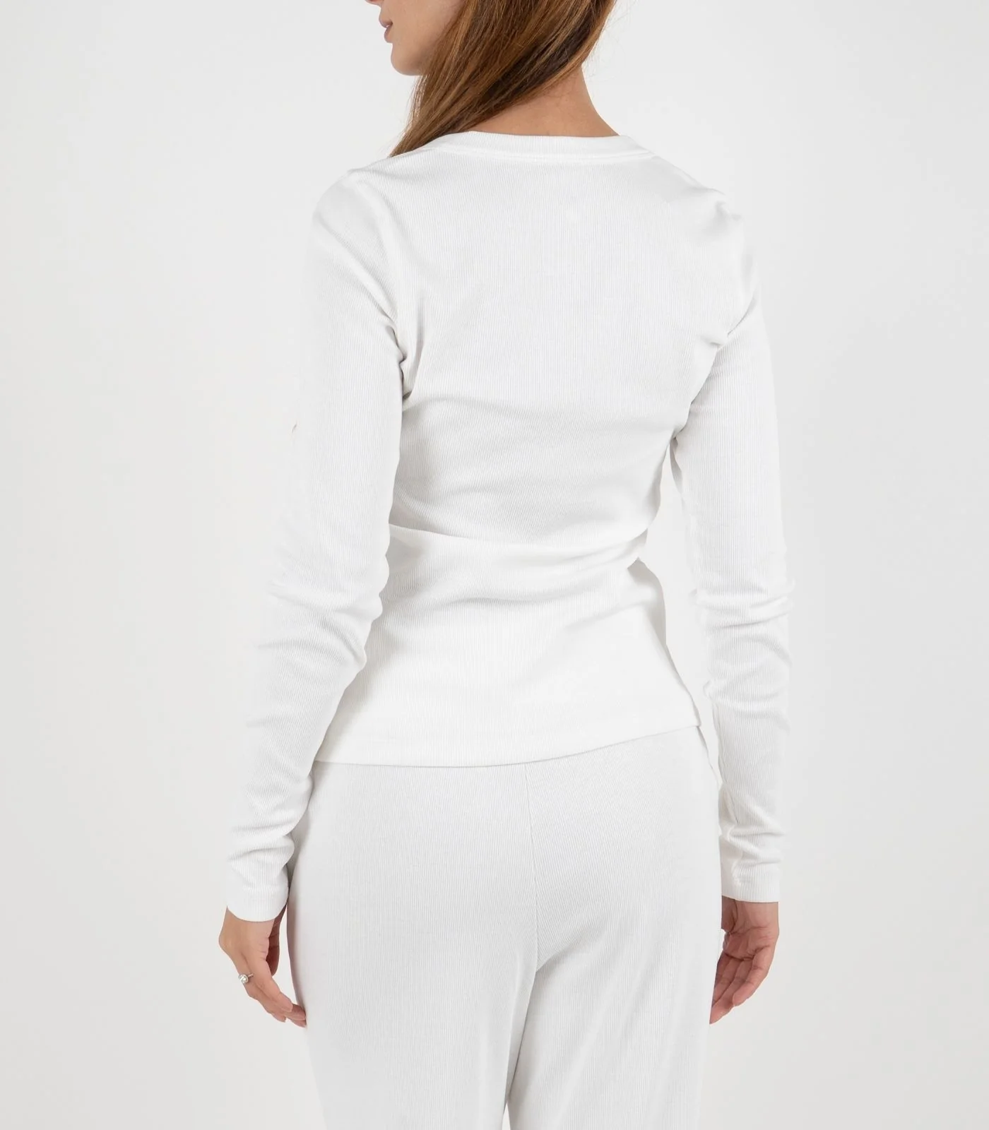 Organic Cotton Ribbed Long Sleeve Top - Image 7