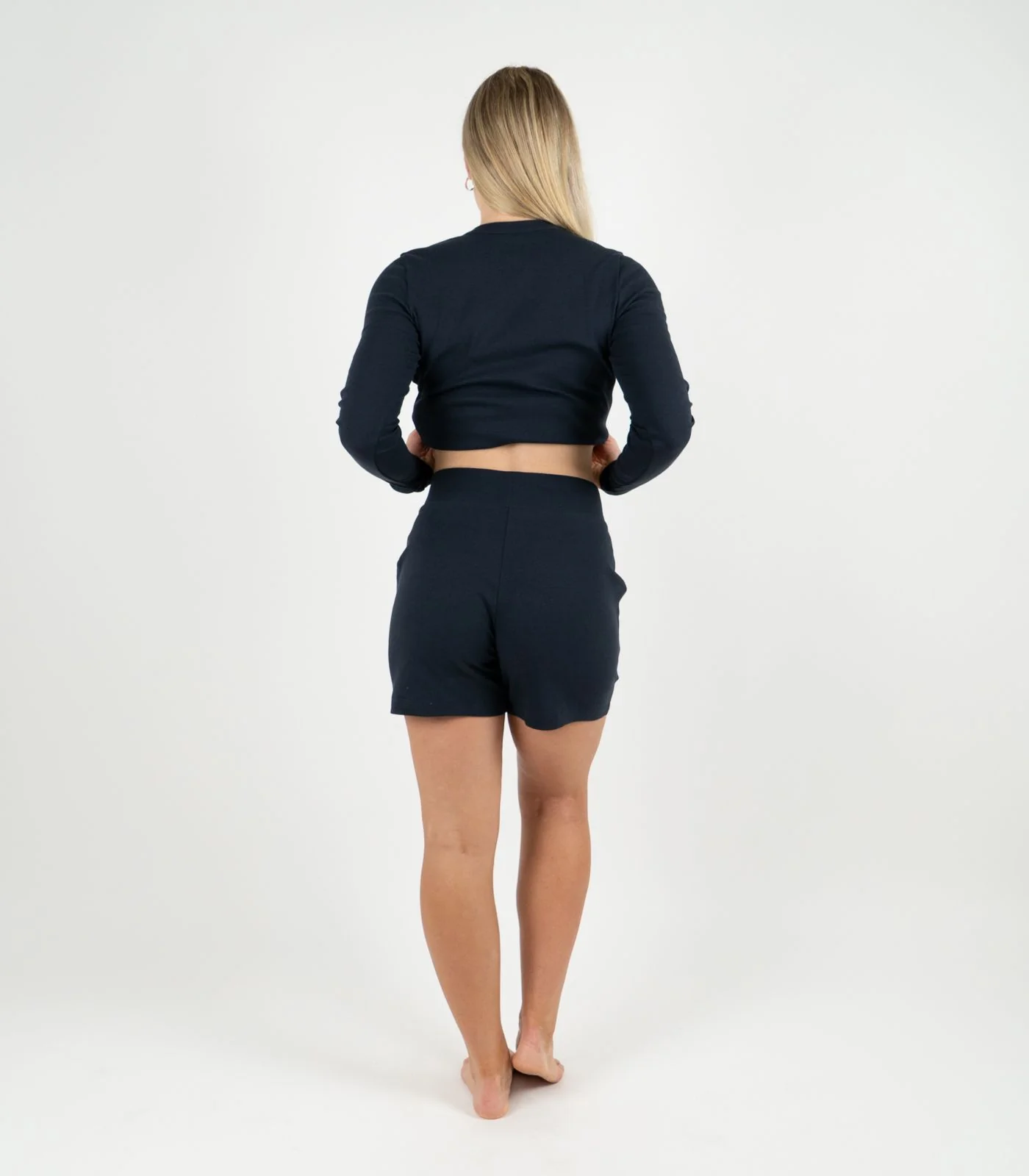 Organic Cotton Ribbed Shorts - Image 10