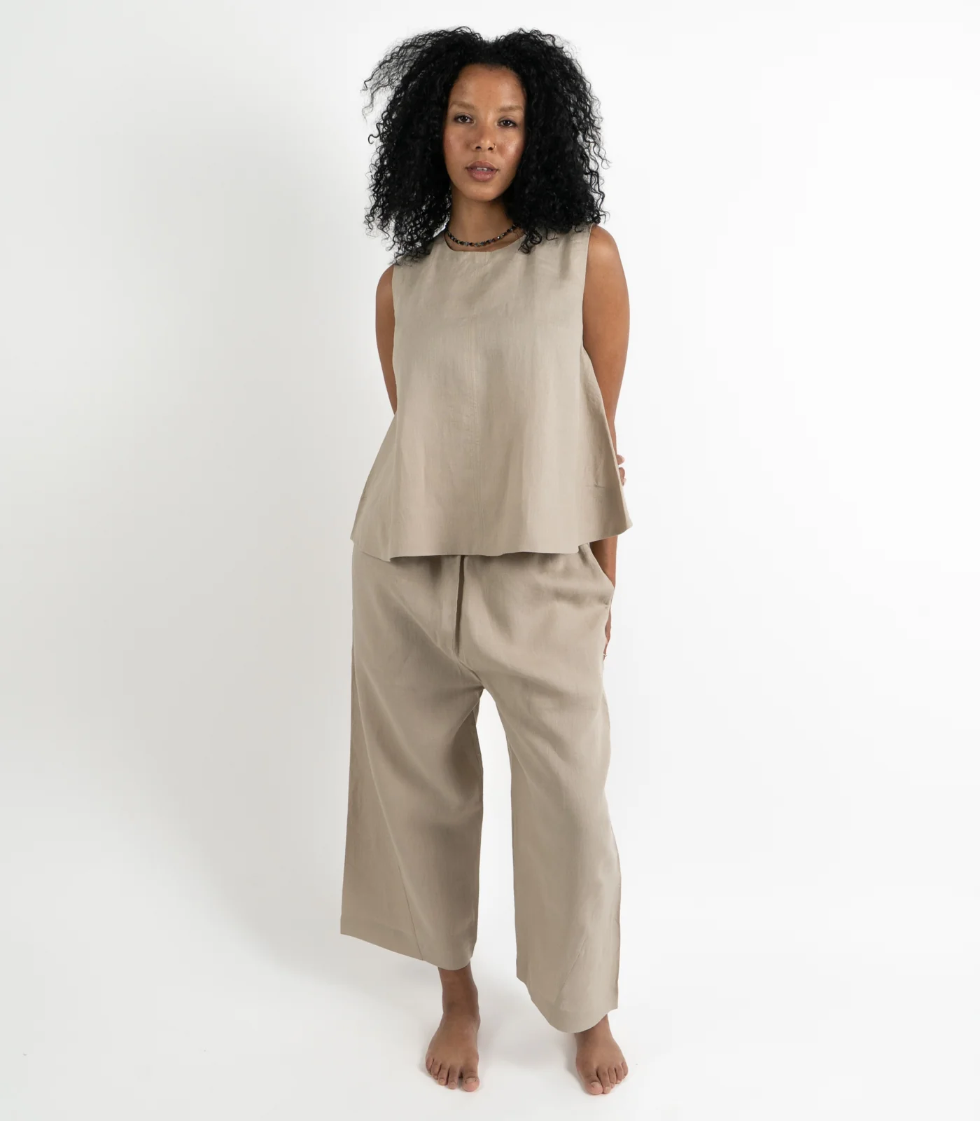 Organic Linen Balloon Lounge Pants - Image 10