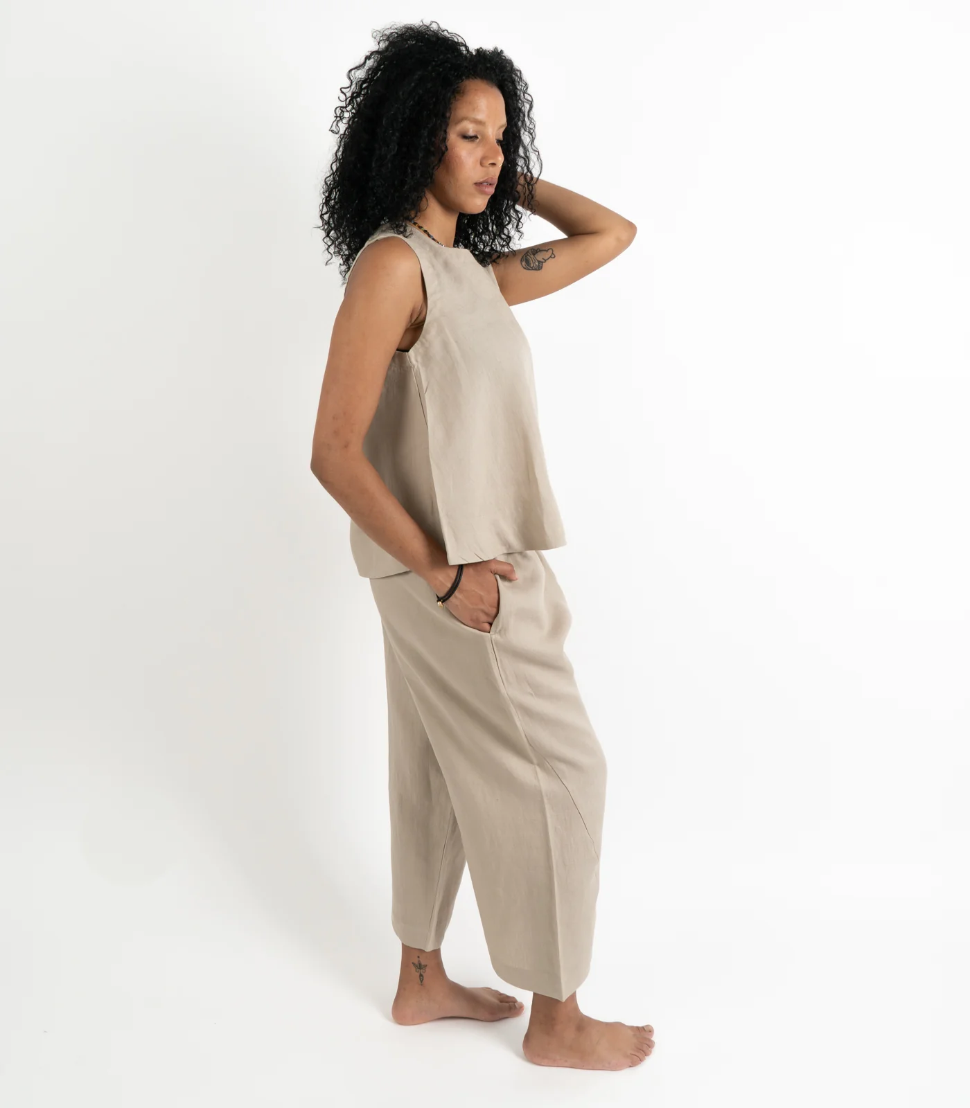 Organic Linen Balloon Lounge Pants - Image 13