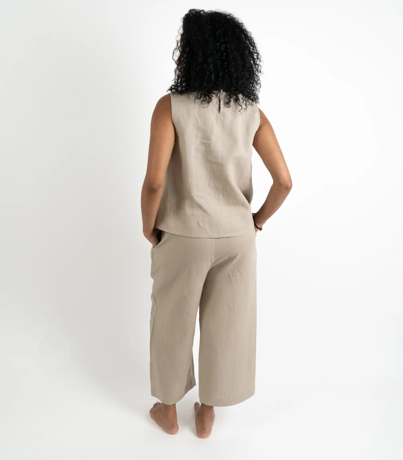 Organic Linen Balloon Lounge Pants - Image 15