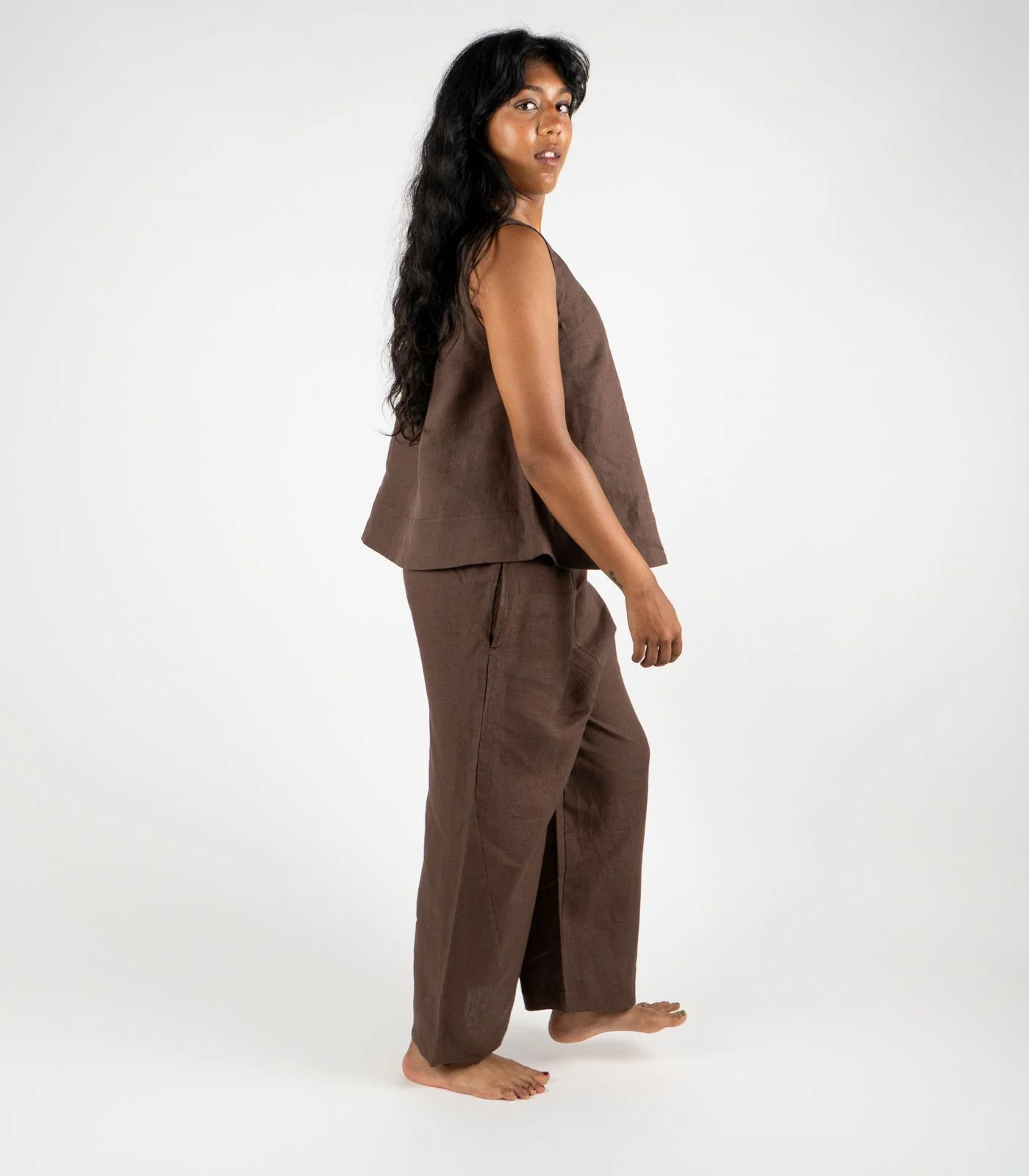 Organic Linen Balloon Lounge Pants - Image 29