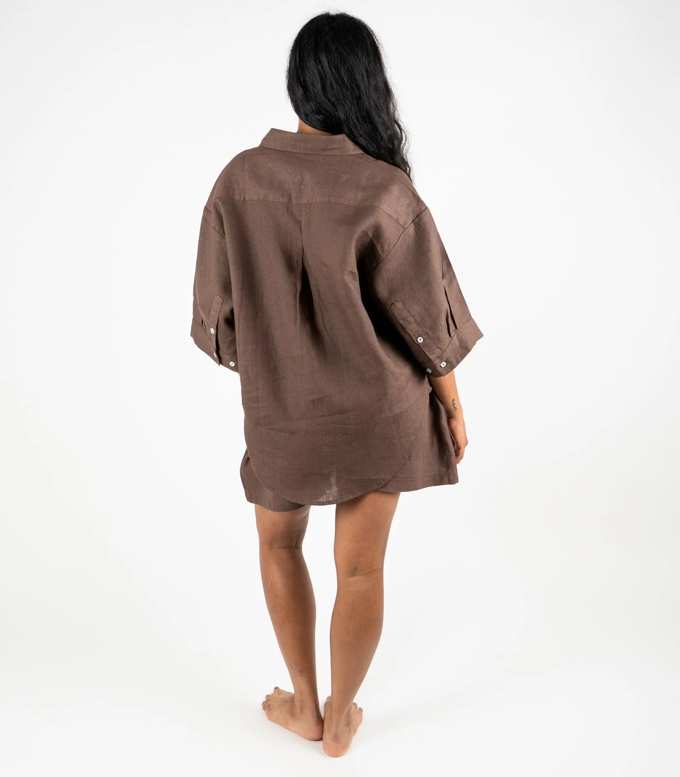 Organic Linen Lounge Shirt - Image 10