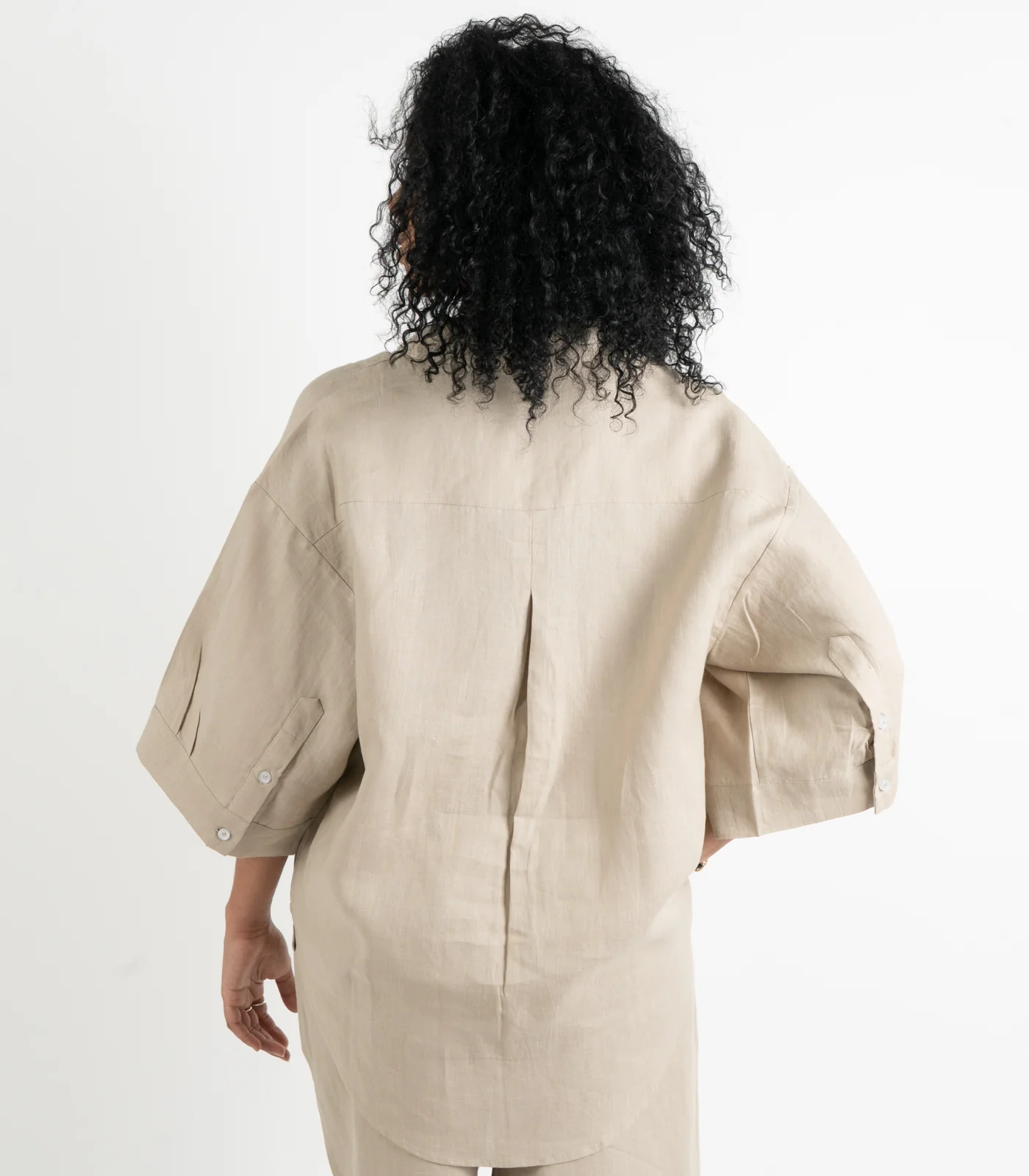 Organic Linen Lounge Shirt - Image 20