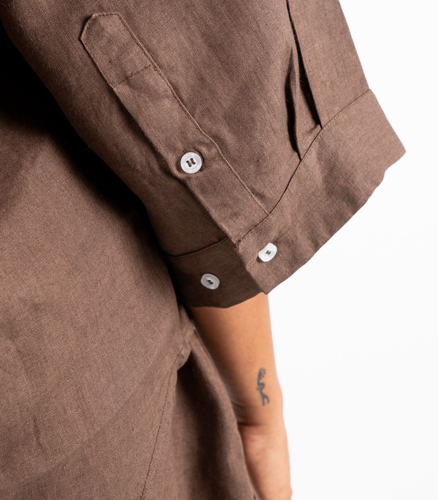 Organic Linen Lounge Shirt - Image 7