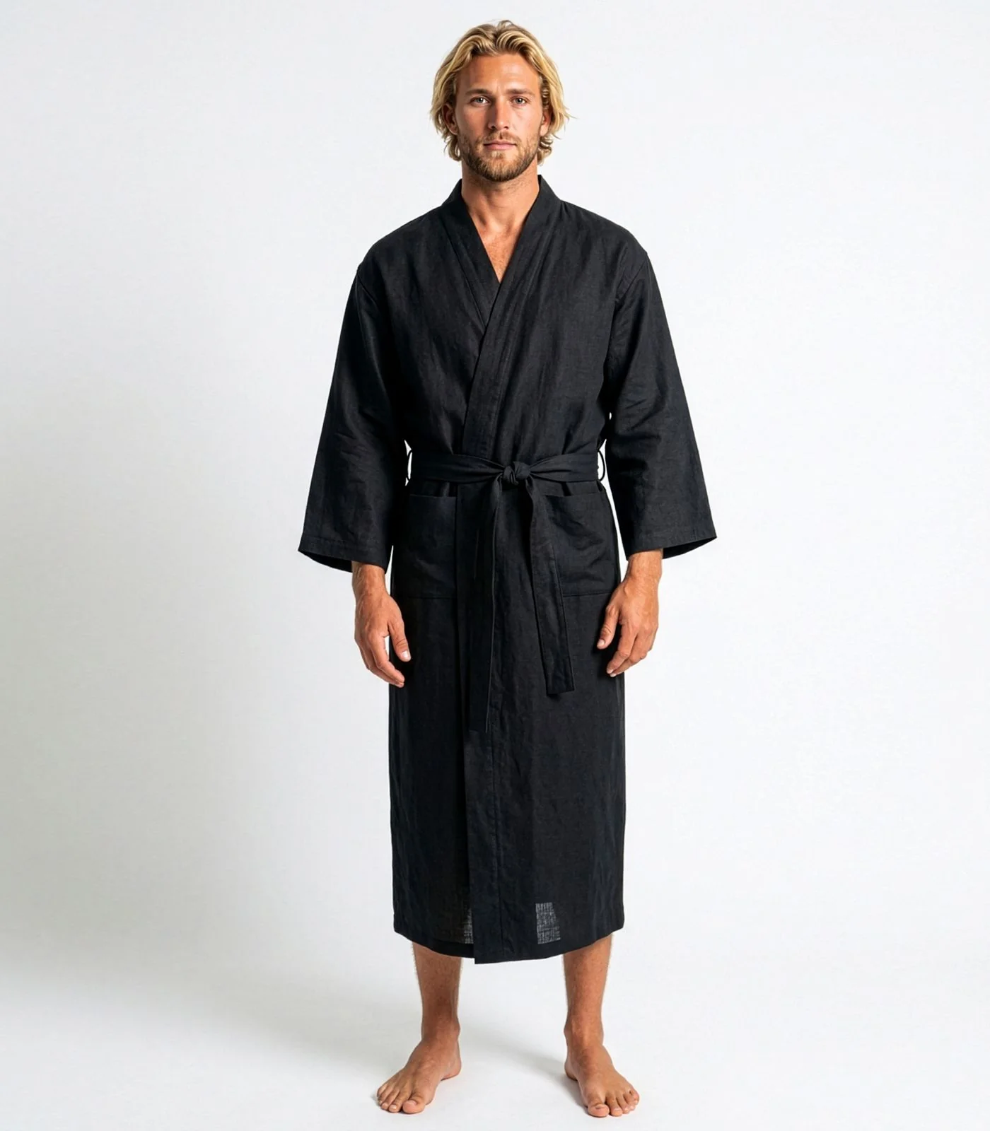 Organic Linen Robe - Image 14