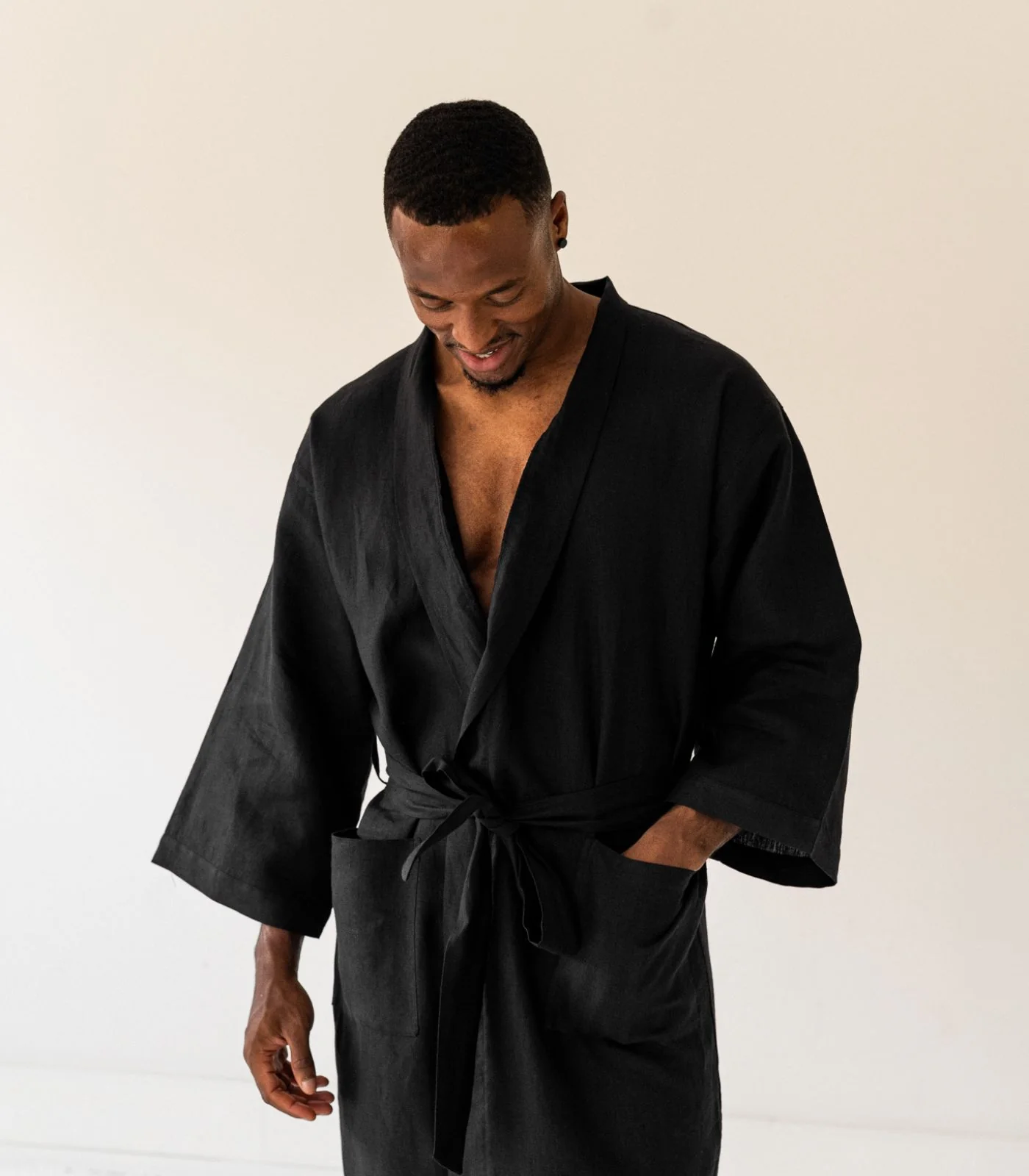 Organic Linen Robe - Image 16