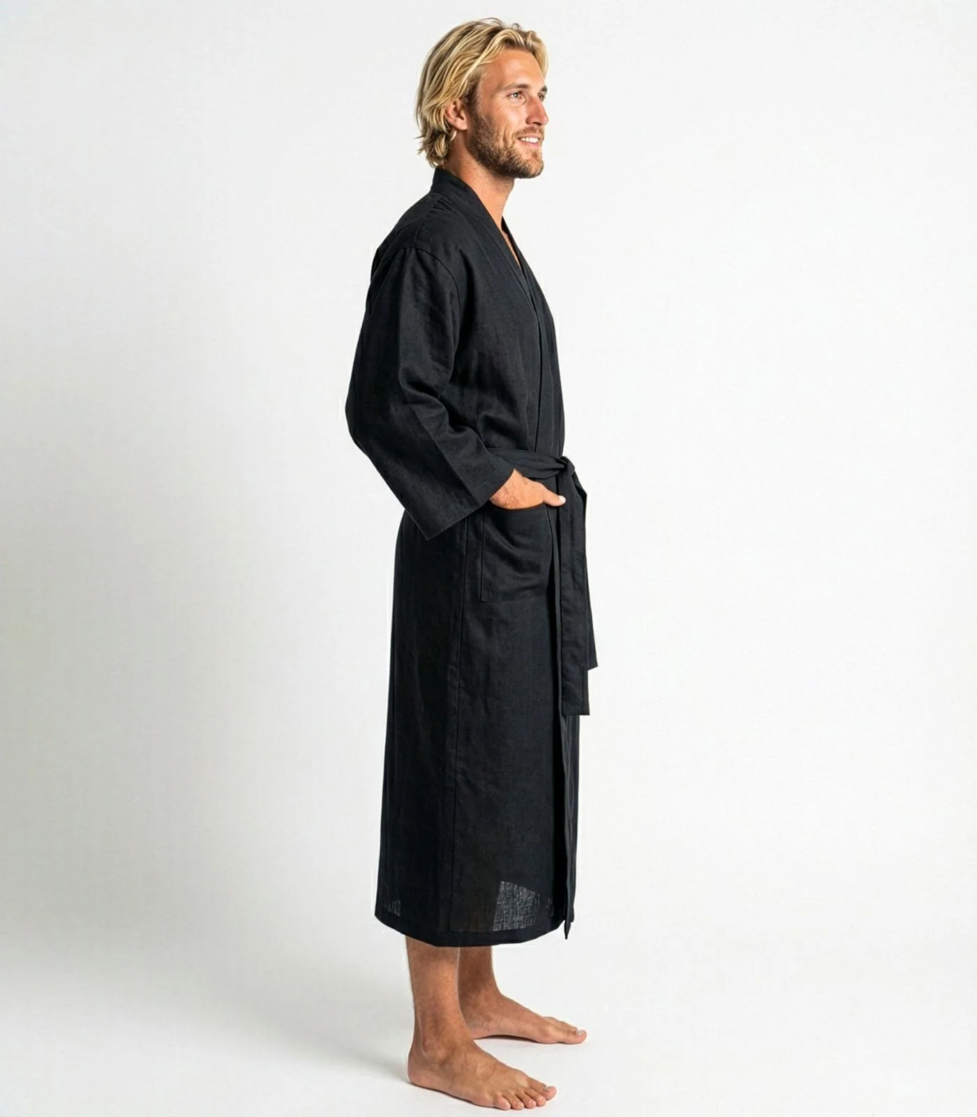 Organic Linen Robe - Image 17