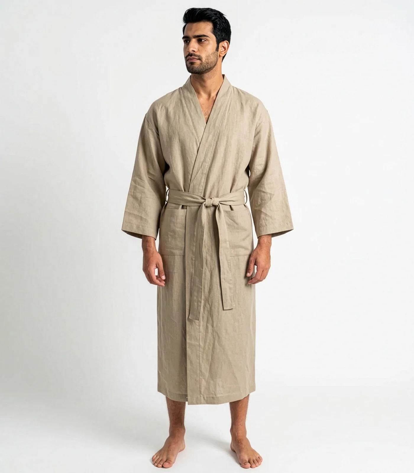 Organic Linen Robe - Image 28