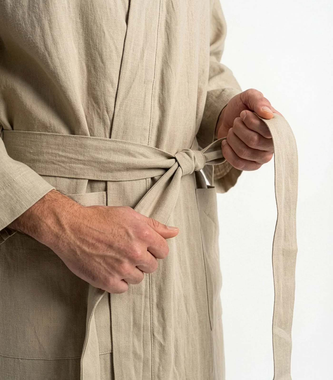 Organic Linen Robe - Image 32