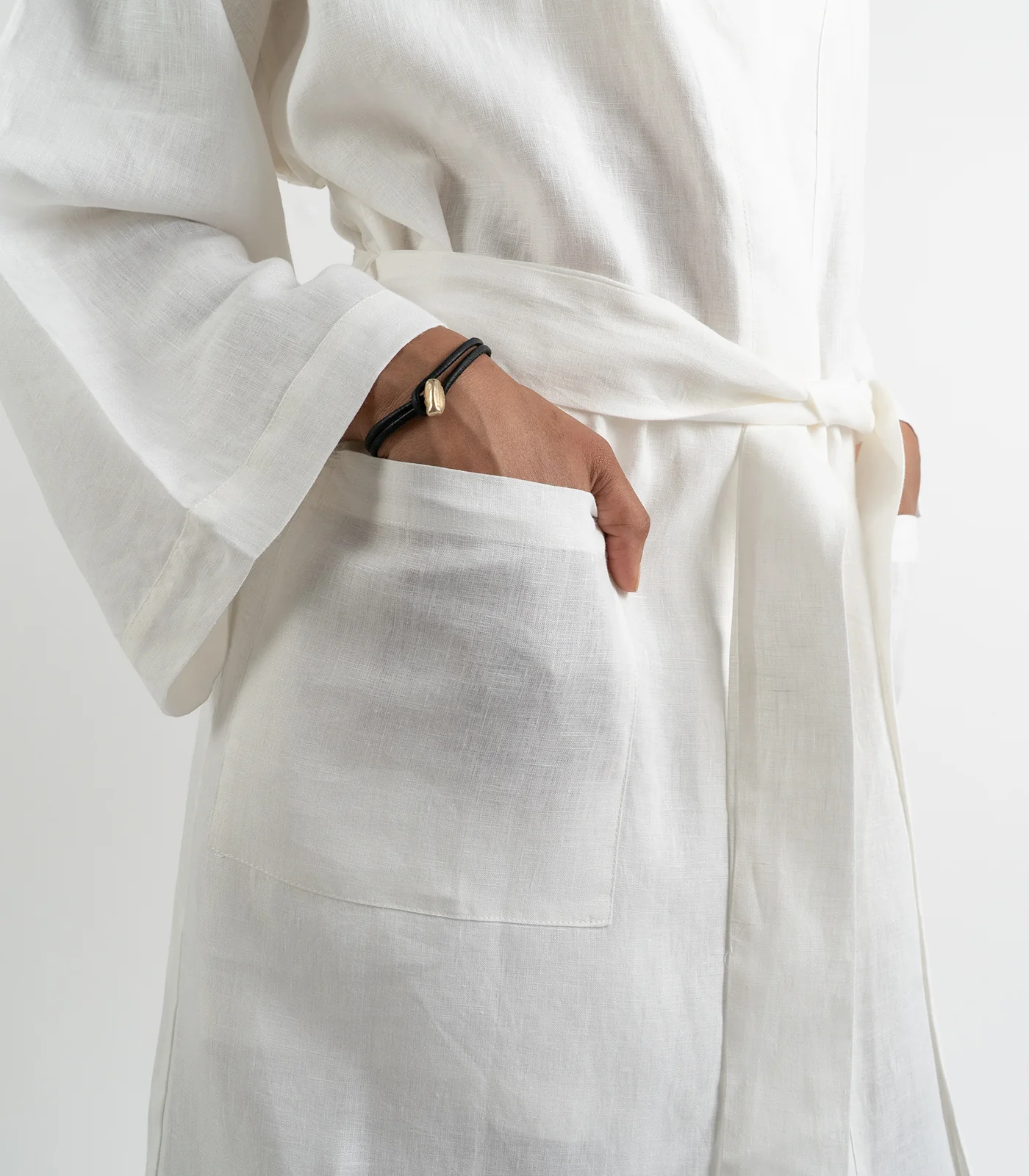Organic Linen Robe - Image 5