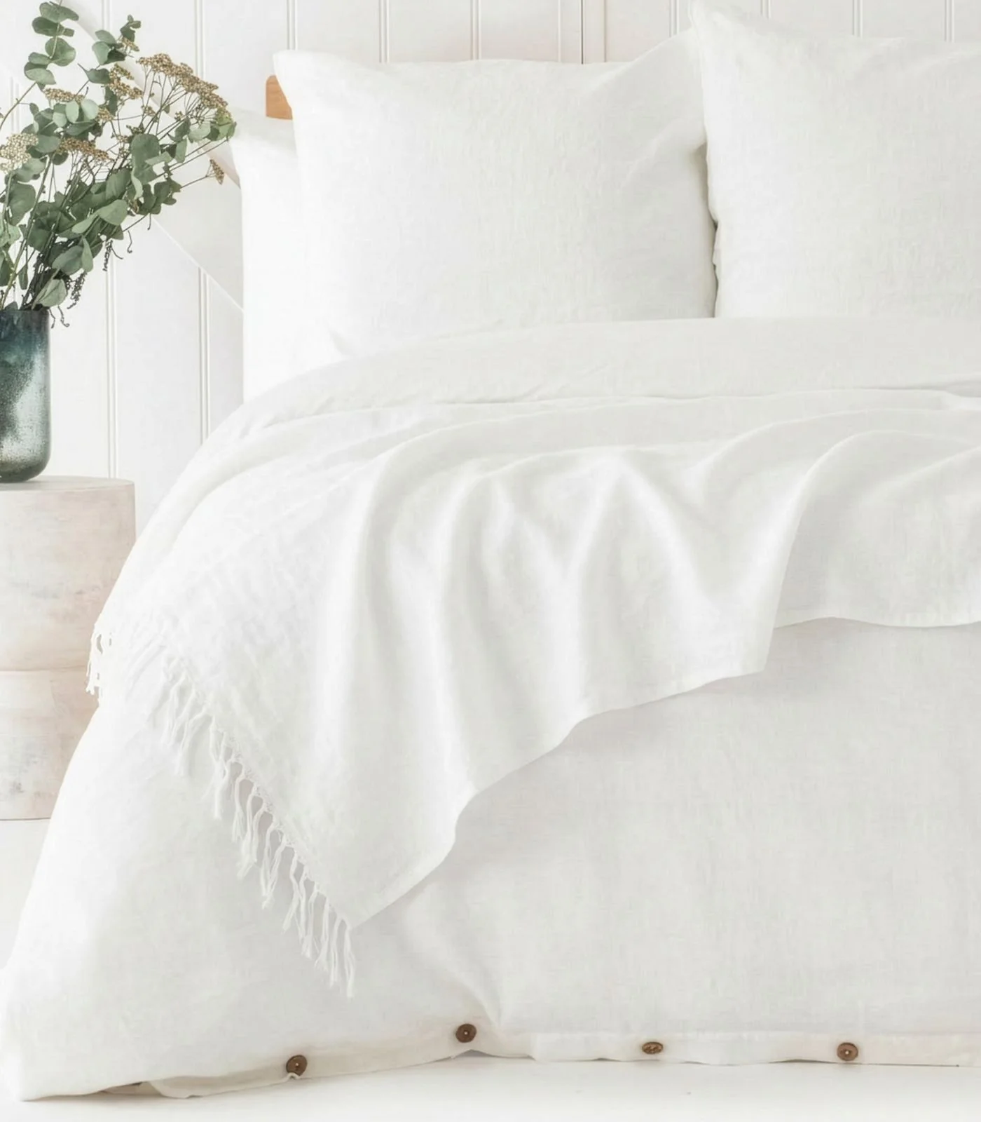 Organic Linen Throw - Image 3