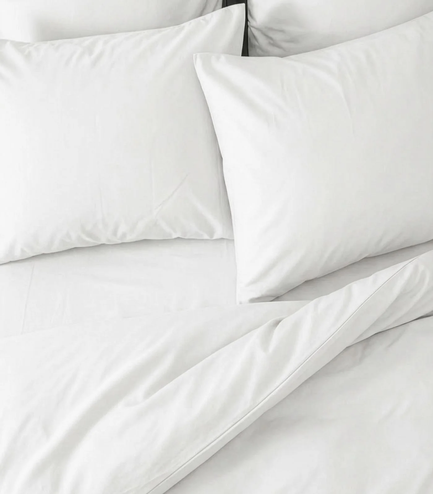 Organic Cotton Percale Plain Quilt Cover Set - Image 3