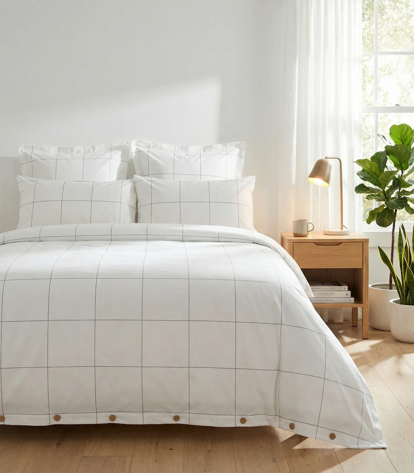 Organic Cotton Percale Quilt Cover Set - Limited Edition - Image 5