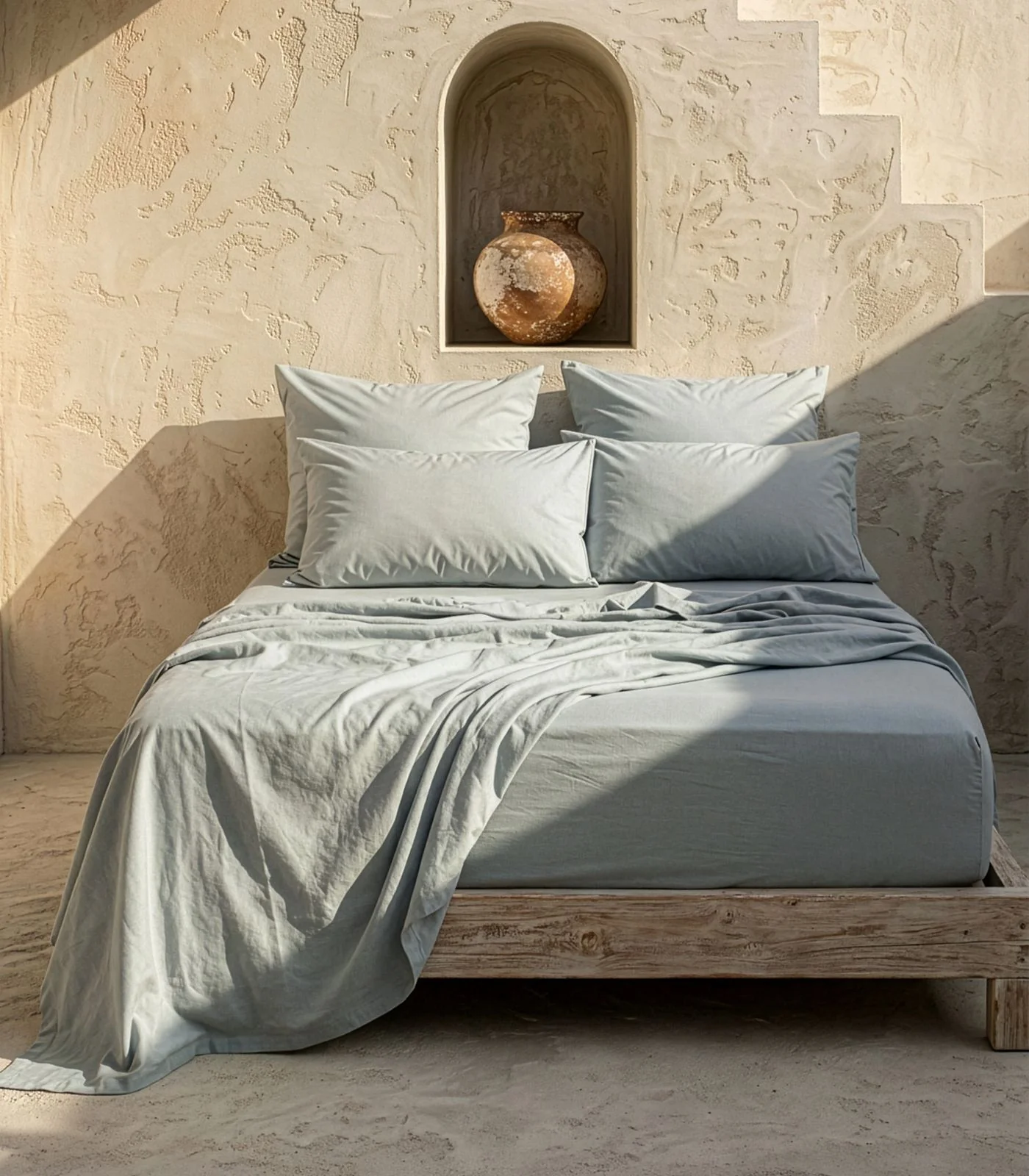 Organic Cotton Percale Sheet Set - Image 8