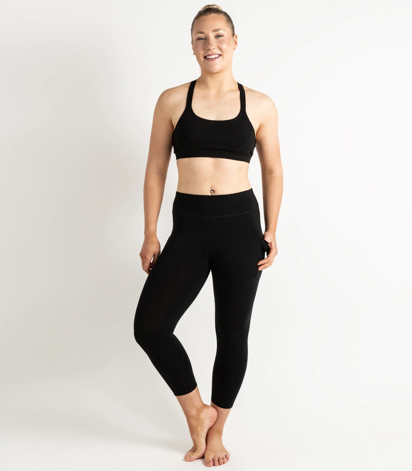 Organic Cotton Pocket 3/4 Leggings - Image 14