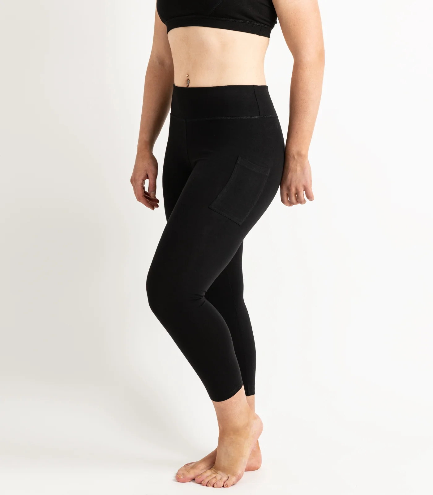 Organic Cotton Pocket 3/4 Leggings - Image 15