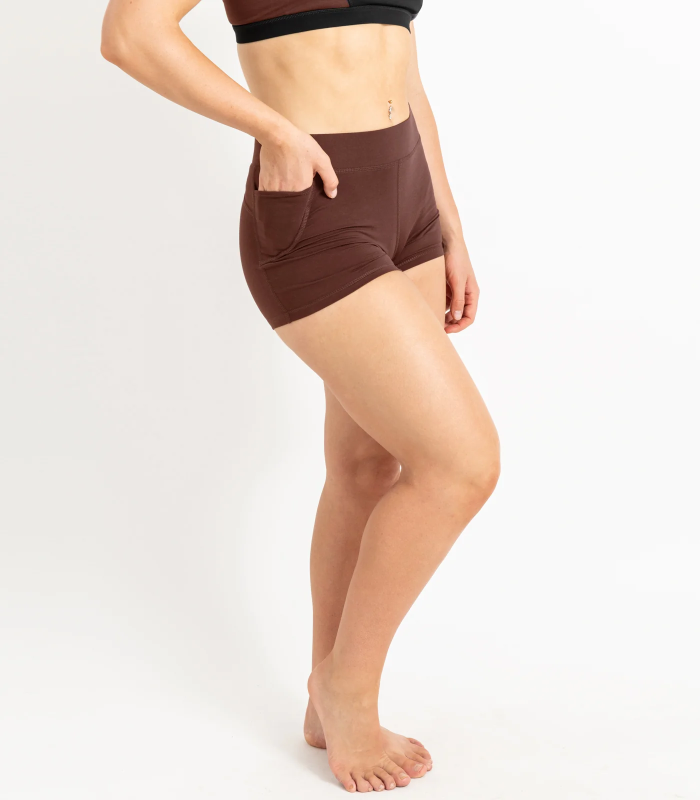 Organic Cotton Pocket Bike Short Shorties - Image 4