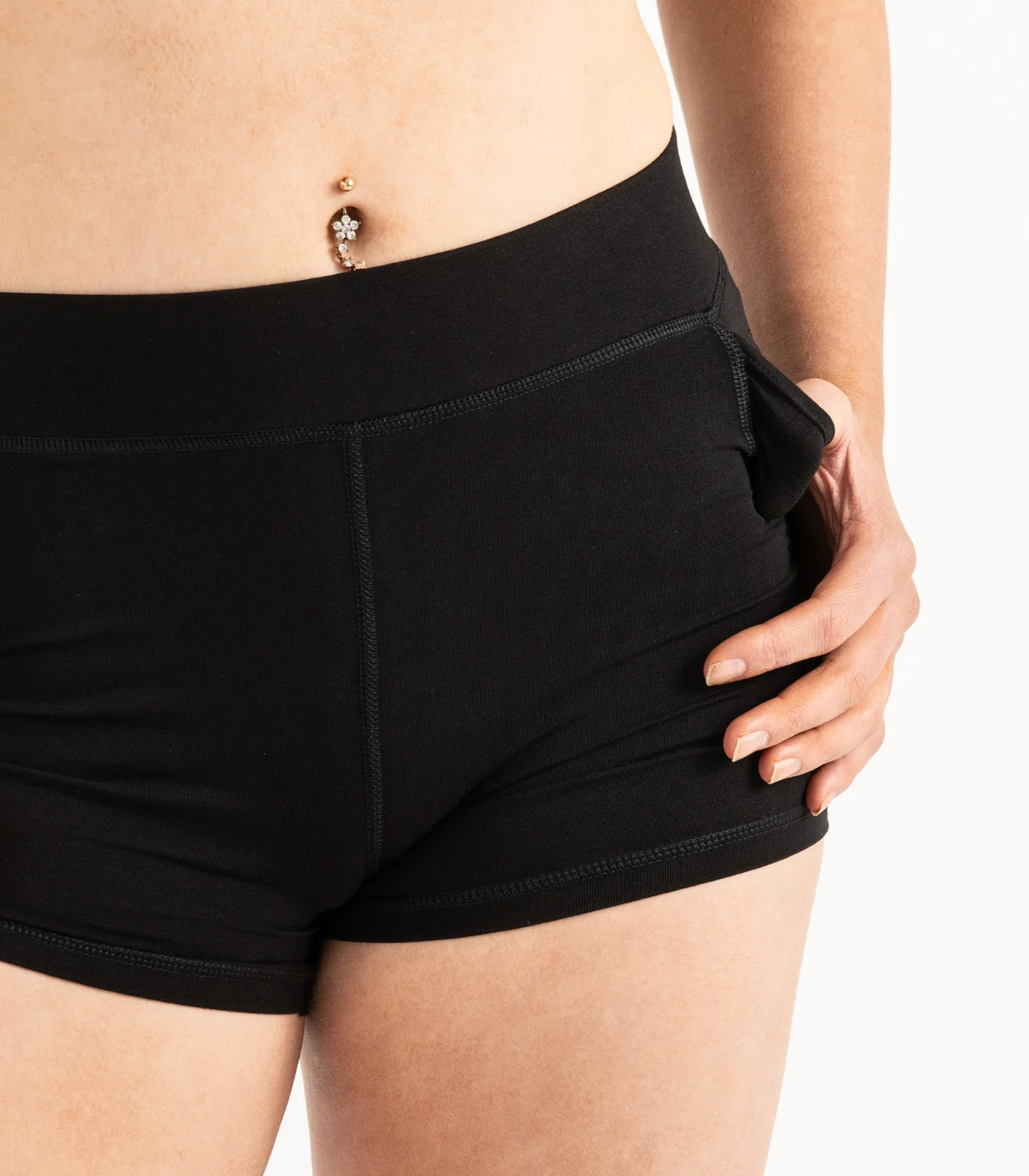 Organic Cotton Pocket Bike Short Shorties - Image 9