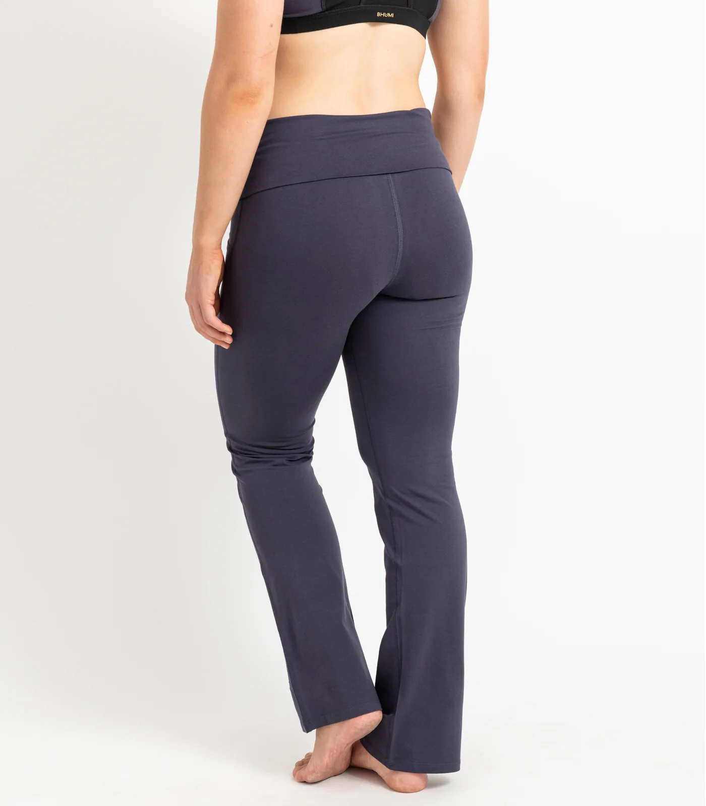 Organic Cotton Pocket Wide Leg Leggings - Image 3
