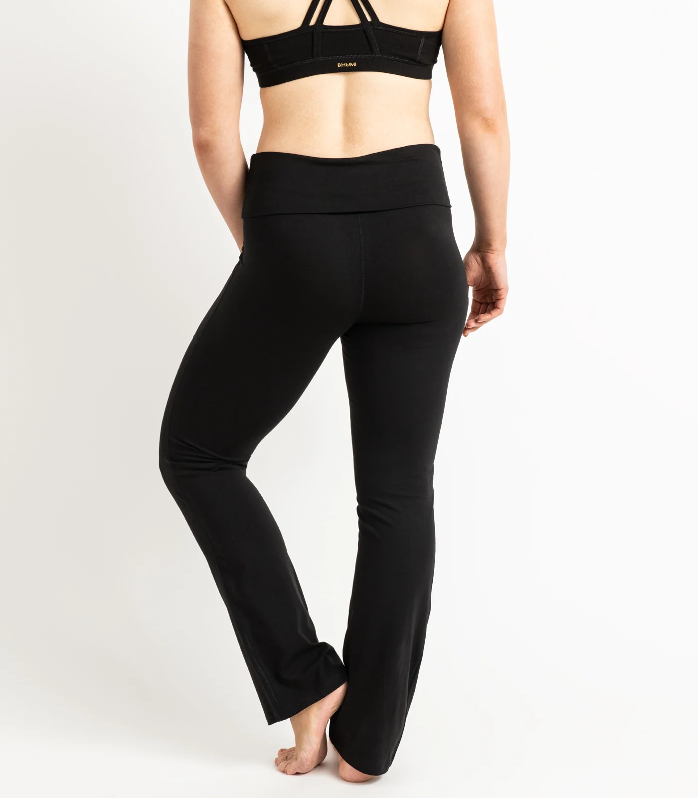 Organic Cotton Pocket Wide Leg Leggings - Image 9
