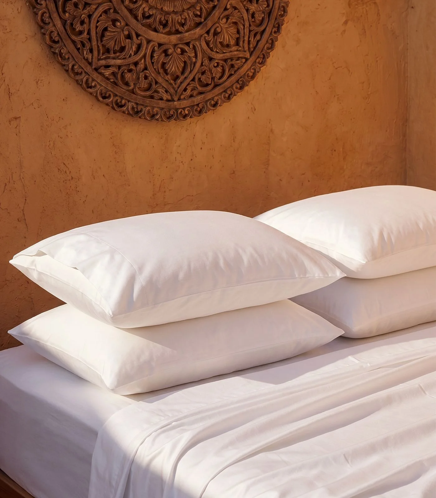 Organic Cotton Sateen Pillow Cases (pair) - Image 3