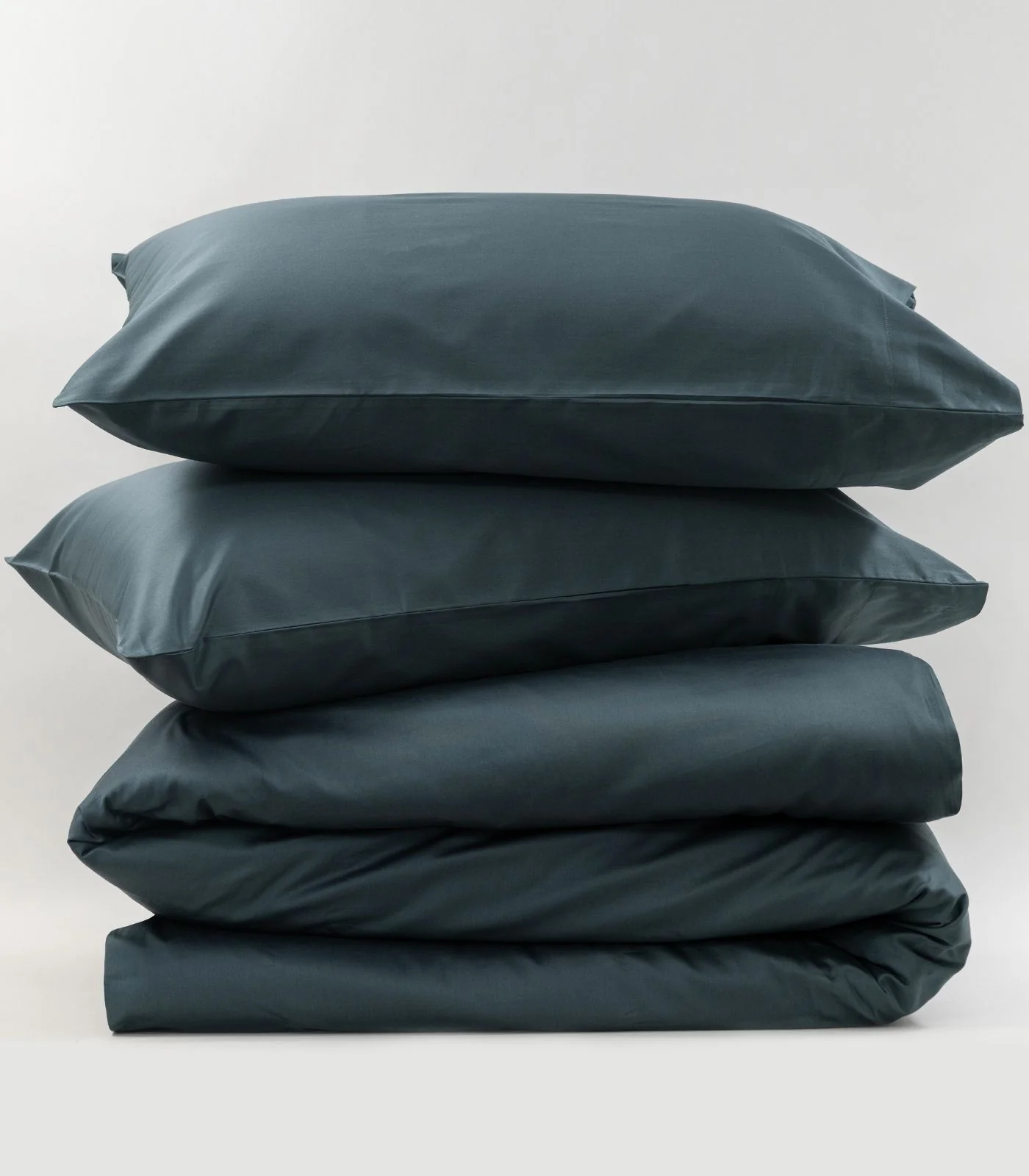 Organic Cotton Sateen Plain Quilt Cover Set - Image 21