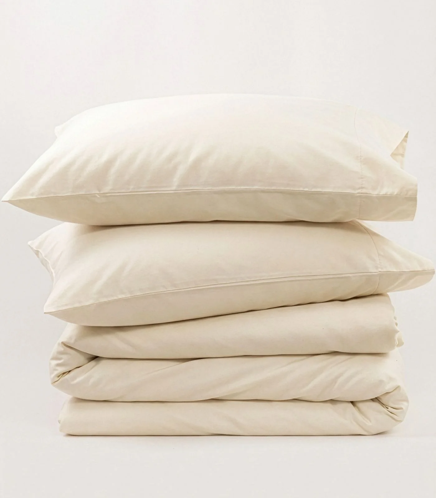 Organic Cotton Sateen Plain Quilt Cover Set - Image 7