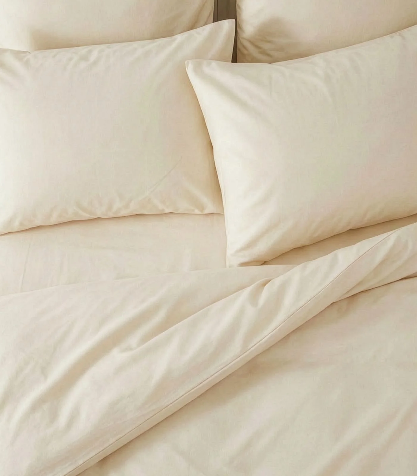 Organic Cotton Sateen Plain Quilt Cover Set - Image 8