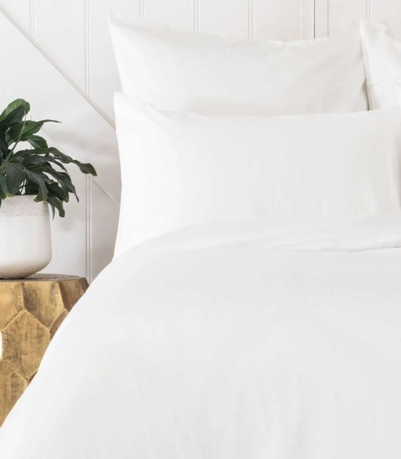 Organic Cotton Sateen Plain Quilt Cover Set - Last Chance - Image 5