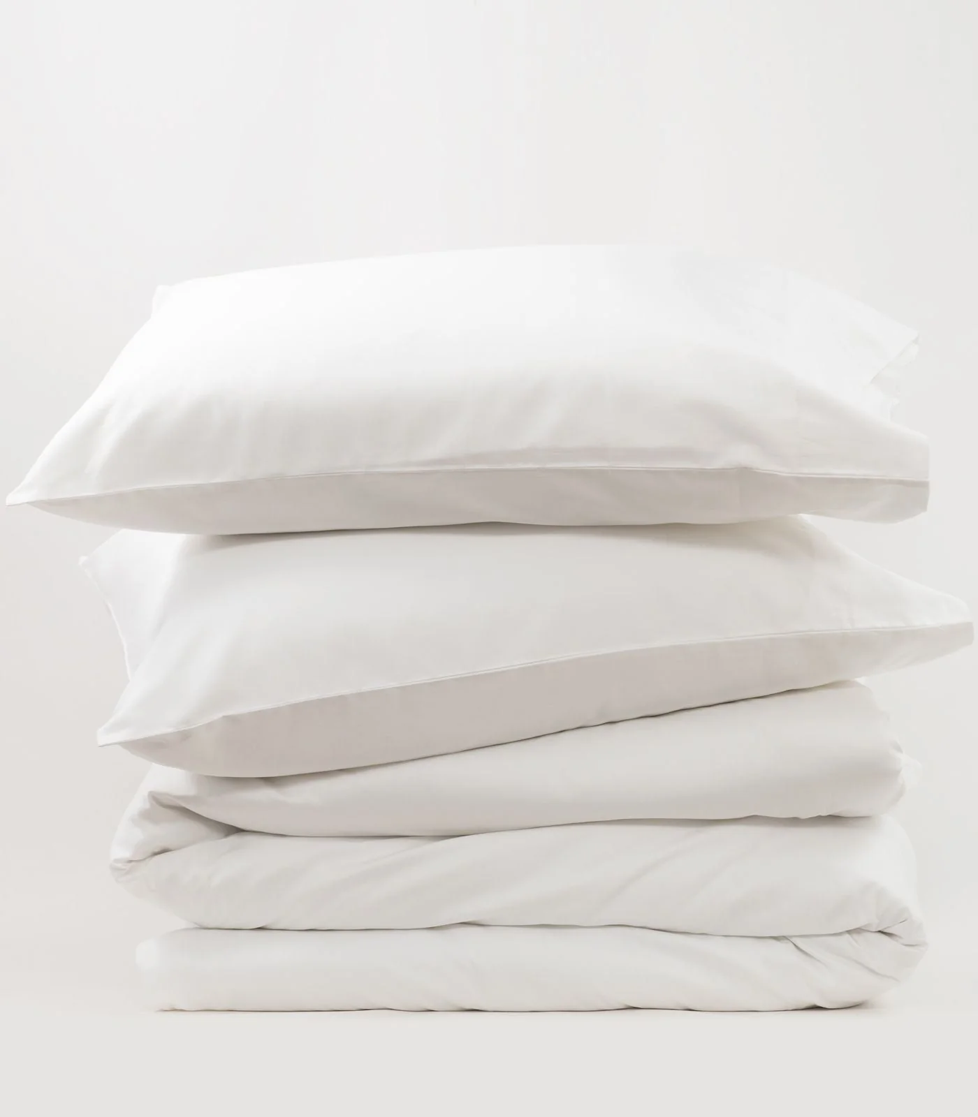 Organic Cotton Sateen Plain Quilt Cover Set - Last Chance - Image 6