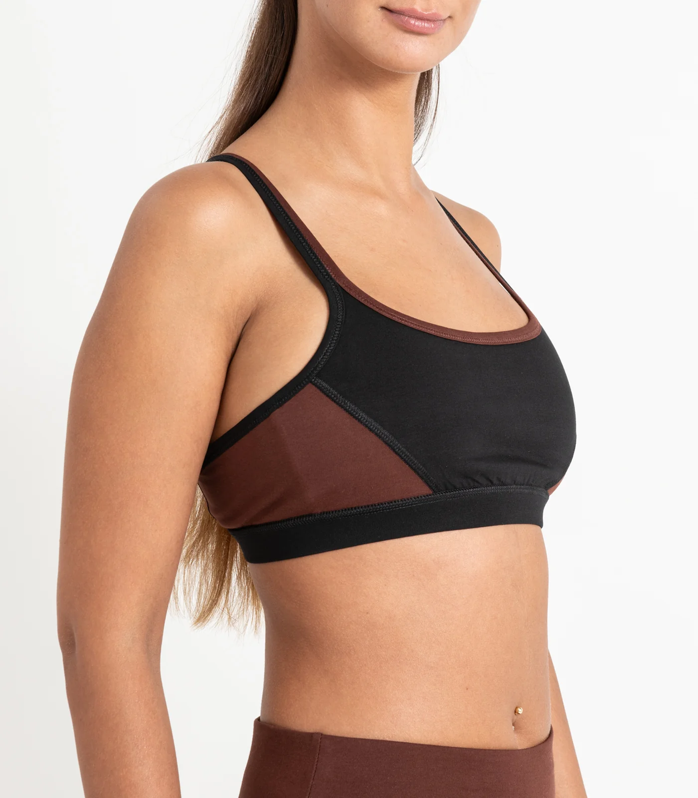 Organic Cotton Strap Crop Top - Image 3