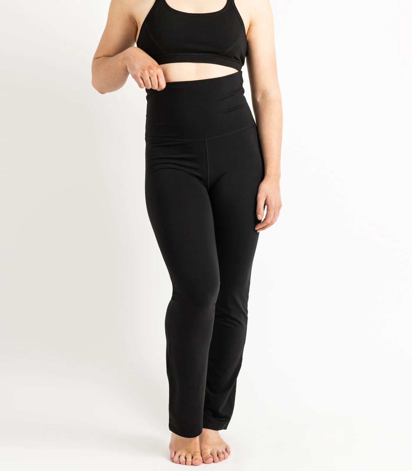 Organic Cotton Wide Leg Leggings - Image 17